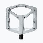 Crankbrothers Stamp 2 raw silver bicycle pedals