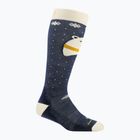 Children's ski socks Darn Tough Polar Bear OTC Midweight with Cushion w/ Padded Shin blue
