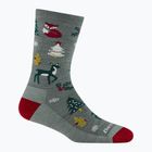 Women's socks Darn Tough Yuletide Wild Crew Lightweight with Cushion balsam