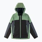 Children's hybrid jacket Reima Vaeltava green clay