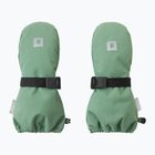 Children's ski gloves Reima Ote green clay
