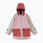 Children's softshell jacket Reima Sysma grey pink