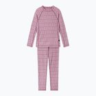Children's thermal underwear set Reima Taival grey pink