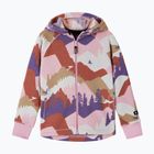 Children's fleece sweatshirt Reima Northern Fleece Hoodie grey pink