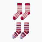 Children's socks Reima Parit 2 pack rose blush