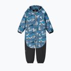 Children's softshell suit Reima Moomin Mjosa blue ocean