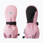 Children's ski gloves Reima Ote grey pink