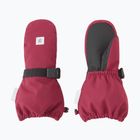 Children's ski gloves Reima Ote maroon