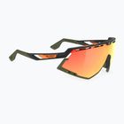 Rudy Project Defender black matte/olive orange/multilaser orange sunglasses
