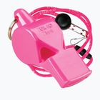 Whistle with cord Fox 40 Pearl Safety pink 9703