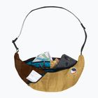 Ticket To The Moon Upcycled Sling shoulder bag sand/chocolate