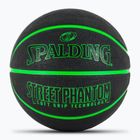 Spalding Phantom basketball black/green size 6