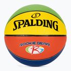 Spalding Rookie Gear Leather multicolor basketball size 5