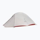 2-person trekking tent Naturehike Cloud Up 2 Pro 20D light gray/red