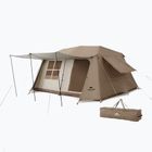 4-person camping tent Naturehike Village 13 Ridge Ultimate Edition brown/ti black