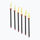 Tent pegs 3F UL Carbon Short Black