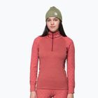 Women's thermal sweatshirt Devold Duo Active Merino 205 Zip Neck marsala