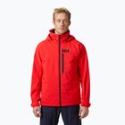 Men's sailing jacket Helly Hansen Hp Racing Lifaloft Hooded alert red