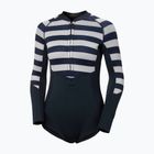 Women's Helly Hansen Waterwear Long Sleeve Spring Wetsuit navy stripe