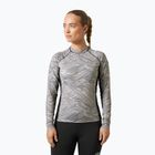 Women's swimming longsleeve Helly Hansen Waterwear Rashguard pink cloud wave