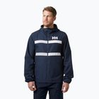 Men's sailing jacket Helly Hansen Salt Striped Windbreaker navy