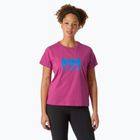 Helly Hansen women's T-shirt Logo 2.0 magenta 2.0