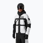 Men's ski jacket Helly Hansen Ullr D Heritage Short grey fog snow camo aop