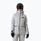 Women's ski jacket Helly Hansen Powderqueen 3.0 grey/melange