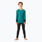 Helly Hansen JR Lifa Merino Midweight signal green children's thermal underwear set