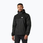 Men's Helly Hansen Vancouver Fleece Lined rain jacket ebony