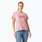 Helly Hansen women's T-shirt Logo 3.0 pink salt