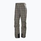 Men's ski trousers Helly Hansen Legendary Insulated pebble broxburn plaid aop