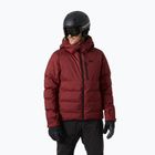 Helly Hansen men's ski jacket Kvitfjell Race Puffy mars red
