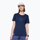 Women's T-shirt NORRONA Femund Equaliser Merino indigo night