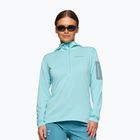 Women's trekking sweatshirt NORRONA Falketind Warm1 Hood aqua haze/trooper