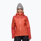 Women's rain jacket NORRONA Falketind Gore-Tex deep sea coral/baked apple