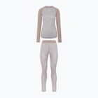 Women's thermal underwear set KARI TRAA Kaia light grey melange