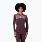 Women's thermal sweatshirt KARI TRAA Ines cocoa powder