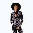 Women's thermal sweatshirt KARI TRAA Faith Half Zip black