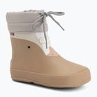Children's Wellington Boots Viking Footwear Alv Barefoot Paw Print beige