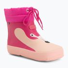 Children's Wellington Boots Viking Footwear Alv Barefoot Paw Print light pink/magenta