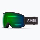 Smith Proxy black/chromapop everyday green mirror ski goggles