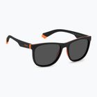 Polaroid PLD 8049/S black orange/grey polarised children's sunglasses