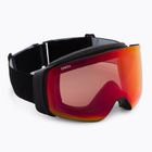 Smith 4D Mag black/chromapop photochromic red mirror ski goggles M00732