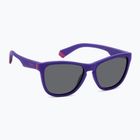 Polaroid PLD 8056/S matte violet/grey polarised children's sunglasses