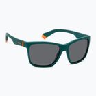 Polaroid PLD 8057/S matte green/grey polarised children's sunglasses