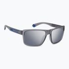Polaroid PLD 2158/S matte grey/grey silver mirror polarised men's sunglasses