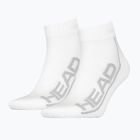 HEAD Socks Tennis 2P Stripe Quarter white 811509WH