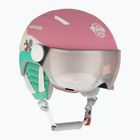 Children's ski helmet HEAD Maja Visor Paw pink