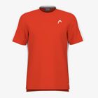 HEAD Slice orange men's tennis shirt